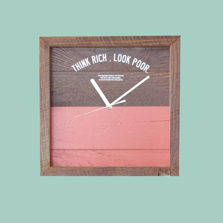 部屋のアクセントになるツートーンカラーのウォールクロック Du 2tcl 02 カタログ 愛知県 名古屋 岐阜県でデザイン 規格住宅 注文住宅 店舗リノベーションを設計する工務店 建材メーカー ファクトリーツール